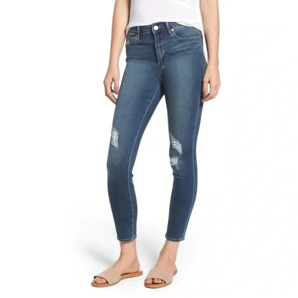 Articles of Society Columbia Heather High Rise distressed Skinny Jeans